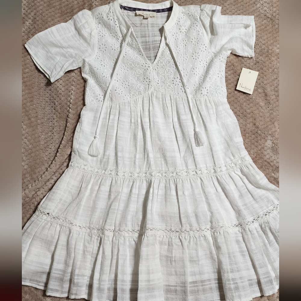 Nurture by Lamaze White  ADORABLE Dress